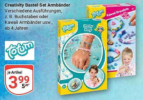 Creativity Bastel-Set Armbänder