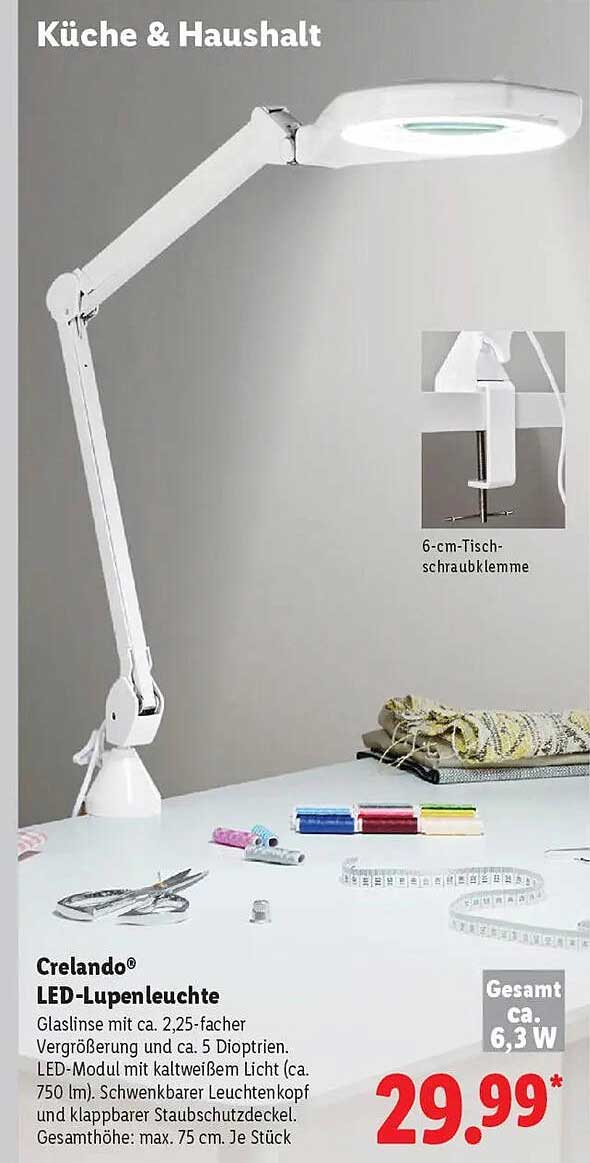 Crelando® LED-Lupenleuchte