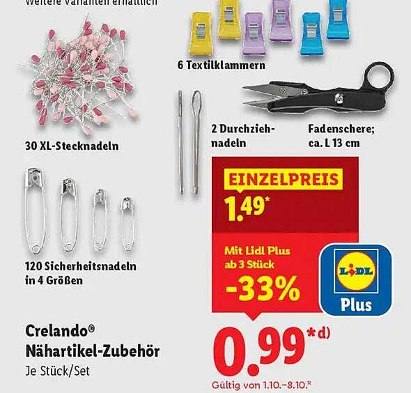 Crelando® Nähartikel-Zubehör
