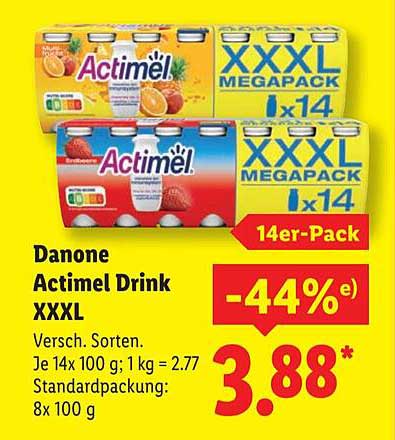 Danone Actimel Drink XXXL
