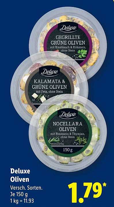 Deluxe Oliven