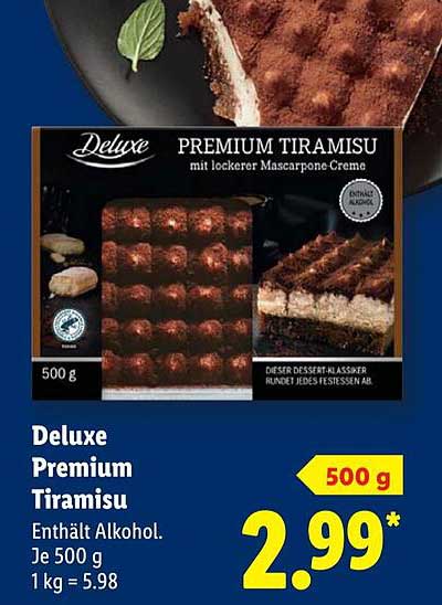 Deluxe Premium Tiramisu