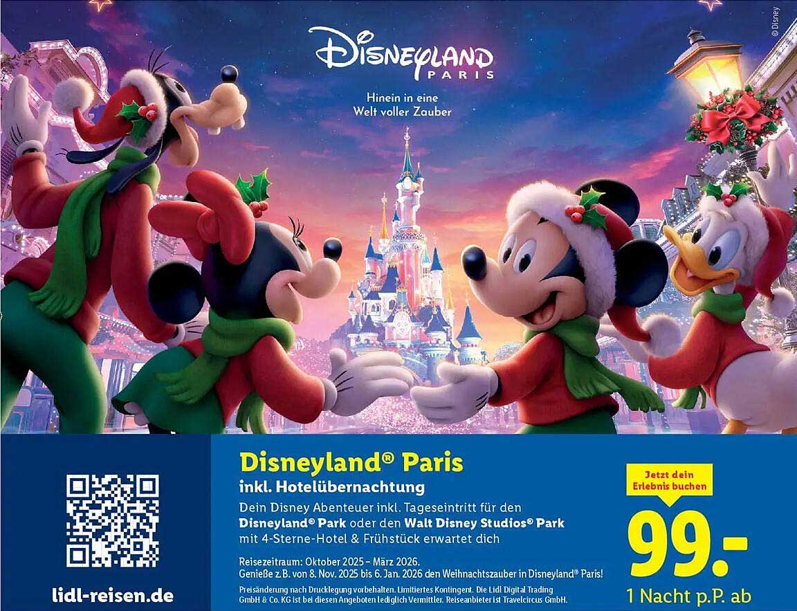 Disneyland® Paris inkl. Hotelübernachtung