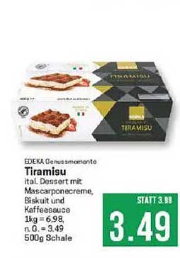 EDEKA Genussmomente Tiramisu 500g