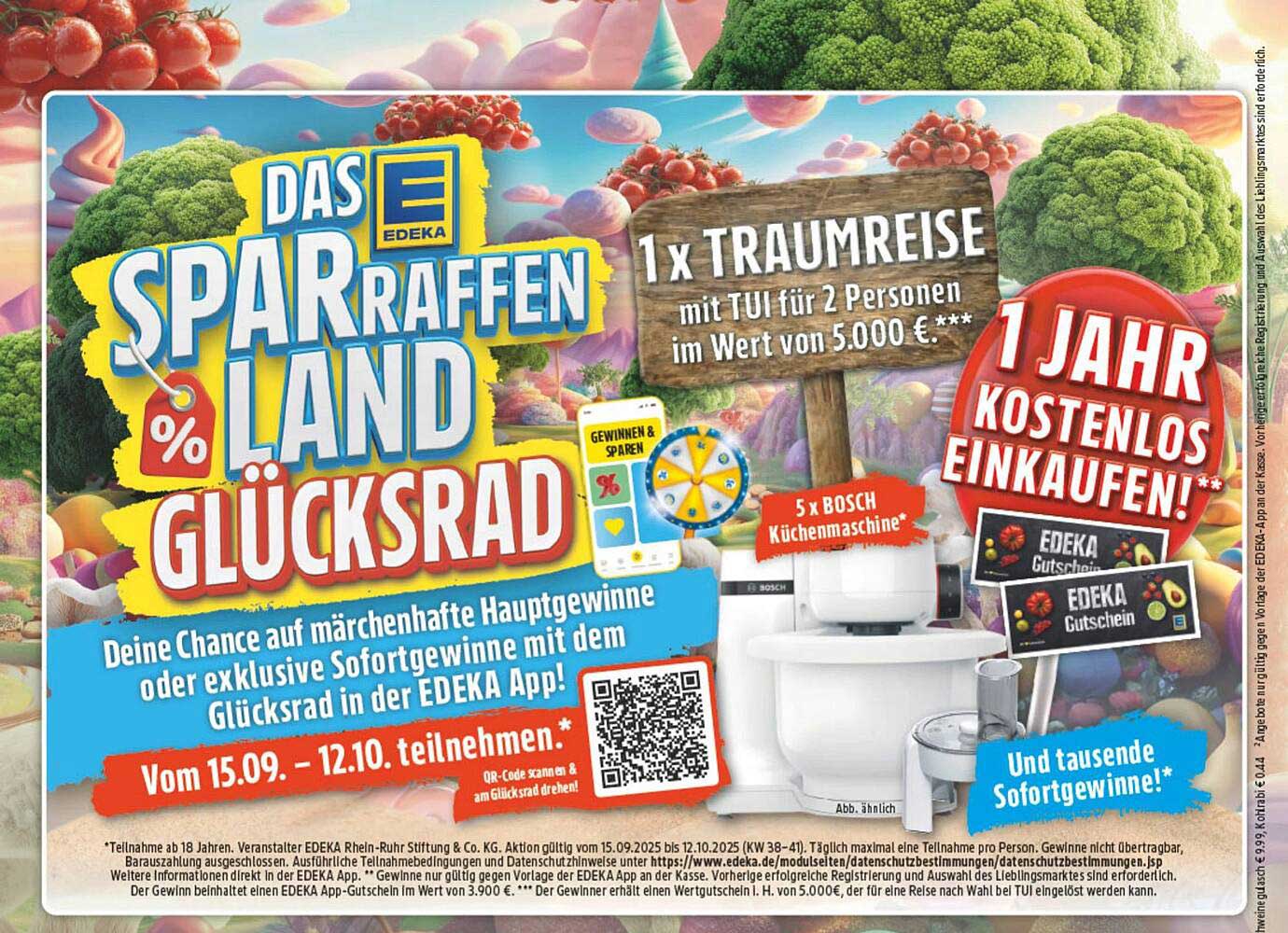 Edeka Sparraffeland Glücksrad - Ihre Chance auf fantastische Preise!