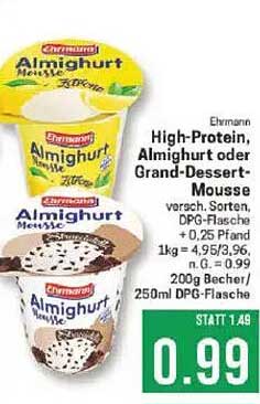Ehrmann High-Protein, Almighurt oder Grand-Dessert-Mousse