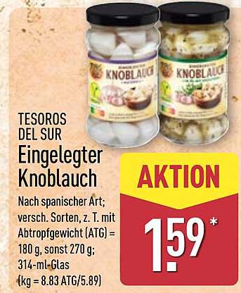 Eingelegter Knoblauch nach spanischer Art