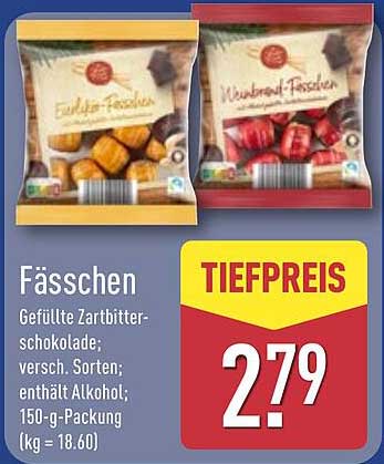 Fässchen – Gefüllte Zartbitterschokolade mit verschiedenen Sorten