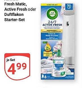 Fresh Matic, Active Fresh oder Duftflakon Starter-Set
