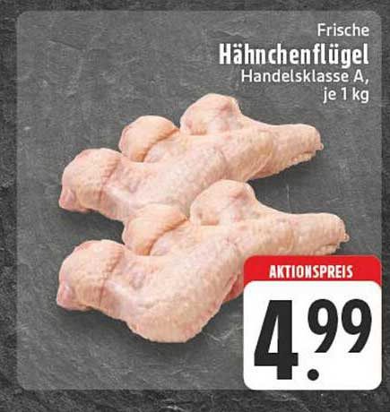 Frische Hähnchenflügel Handelsklasse A, je 1 kg
