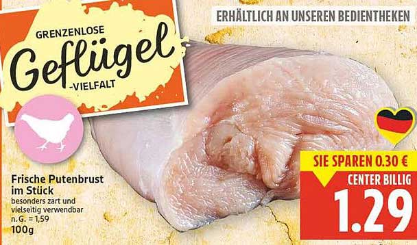 Frische Putenbrust im Stück