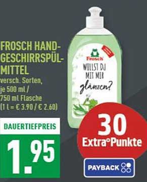 Frosch Handgeschirrspülmittel – 500 ml Flasche
