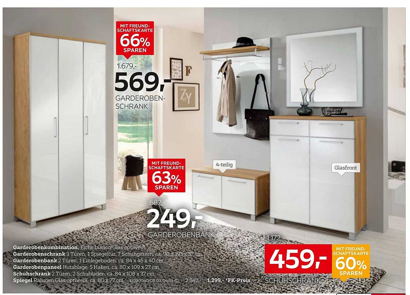 Garderoben-Schrank - 569,00 € mit Freundschaftskarte