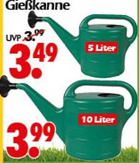 Gießkanne 5 Liter und 10 Liter zum Sonderpreis