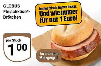 Globus Fleischkäse-Brötchen
