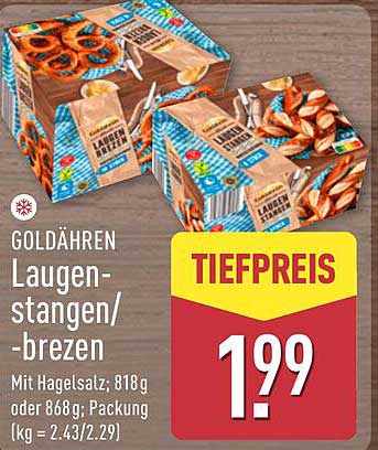 GOLDÄHREN Laugenstangen/-brezen