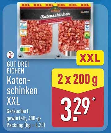 GUT DREI EICHEN Katenschinken XXL 2 x 200 g