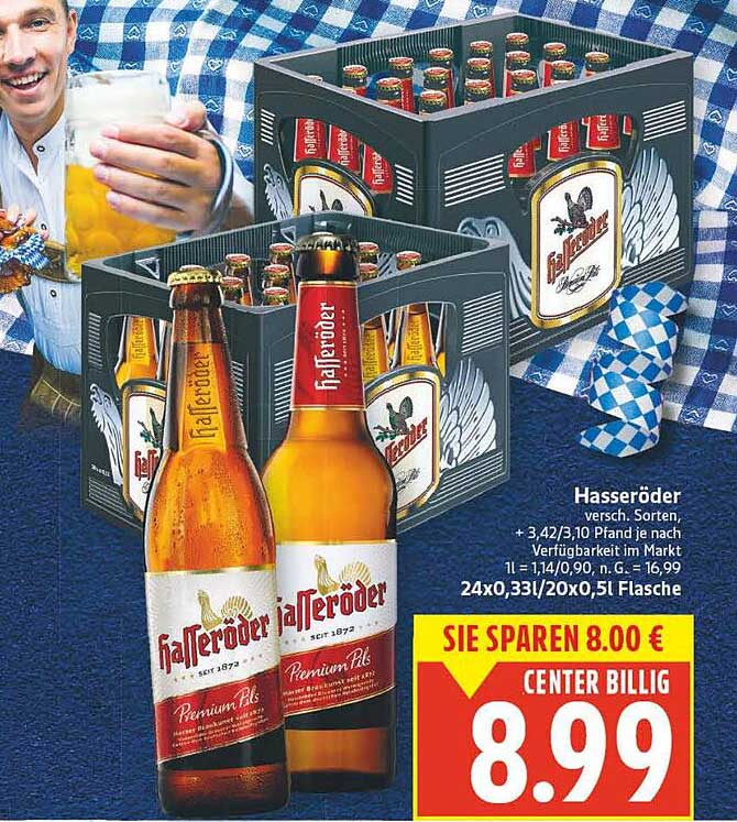 Hasseröder Bier 24x0,33l - Premium Pils