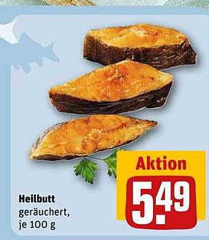 Heilbutt geräuchert, je 100 g