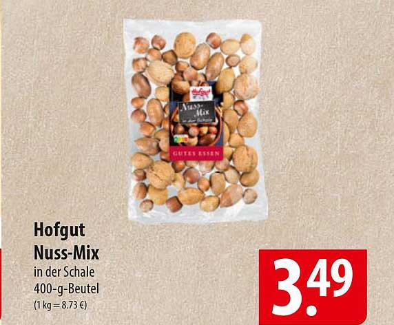 Hofgut Nuss-Mix in der Schale 400-g-Beutel