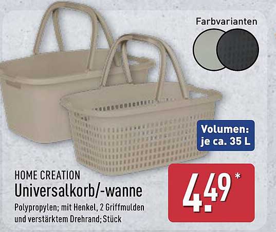 HOME CREATION Universalkorb/-wanne