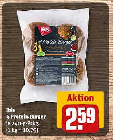 Ibis 4 Protein-Burger 240-g-Packung