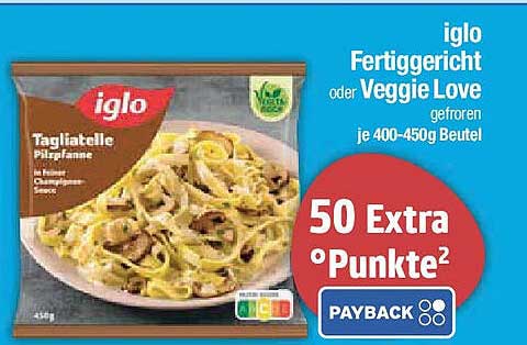 iglo Fertiggericht oder Veggie Love gefroren je 400-450g Beutel