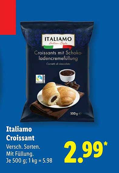 Italiaimo Croissant mit Schokoladencremefüllung 500 g