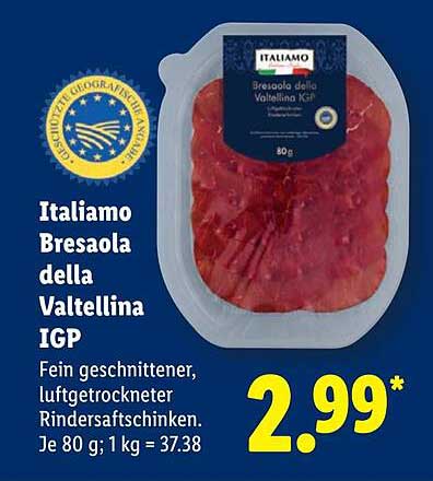 ITALIAMO Bresaola della Valtellina IGP