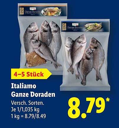 Italiamo Ganze Doraden - Frisch und Köstlich
