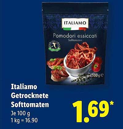 Italiamo Getrocknete Softtomaten