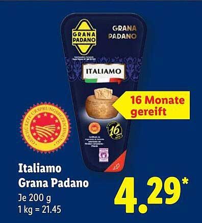 Italiamo Grana Padano 200 g