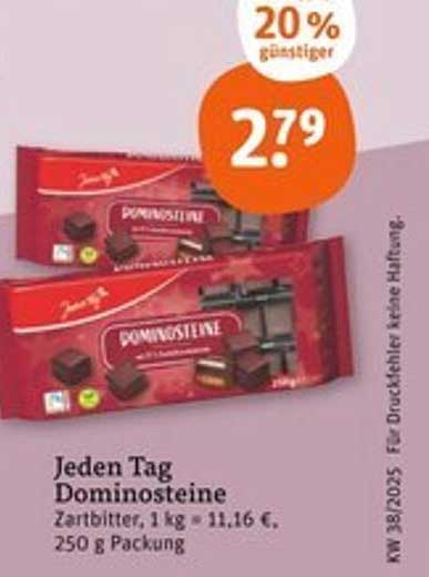 Jeden Tag Dominosteine
