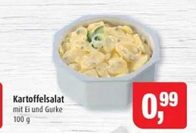 Kartoffelsalat mit Ei und Gurke 100 g