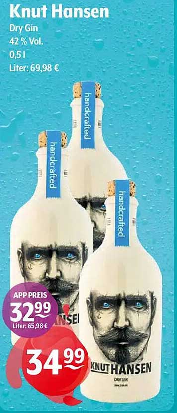 Knut Hansen Dry Gin 0,5 l - 42 % Vol