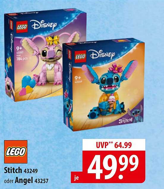 LEGO Disney Stitch 43249 oder Angel 43257