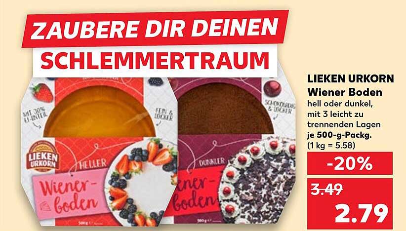 Lieken Urkorn Wiener Boden - 20% Rabatt