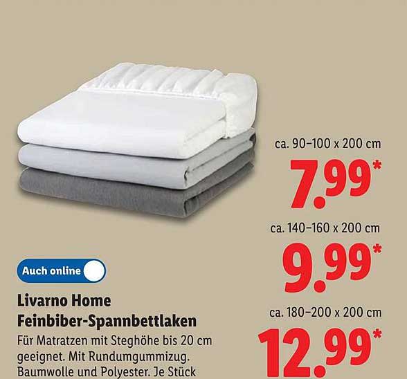 Livorno Home Feinbiber-Spanbettlaken