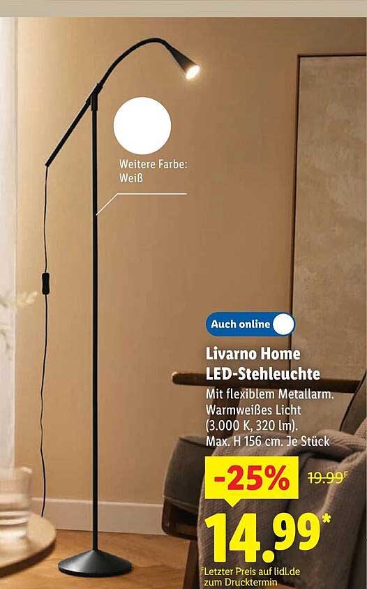 Livorno Home LED-Stehleuchte