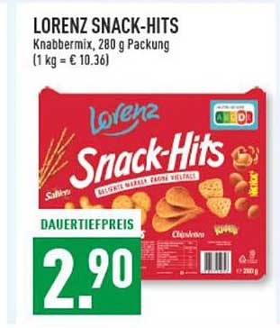 Lorenz Snack-Hits Knabbermix, 280 g Packung