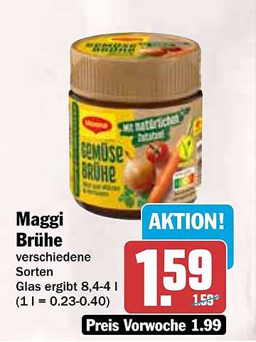 Maggi Brühe - verschiedene Sorten