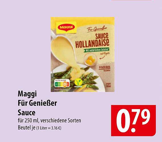 Maggi Für Genießer Sauce Hollandaise, 250 ml
