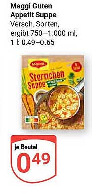 Maggi Guten Appetit Suppe