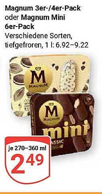 Magnum 3er-/4er-Pack oder Magnum Mini 6er-Pack