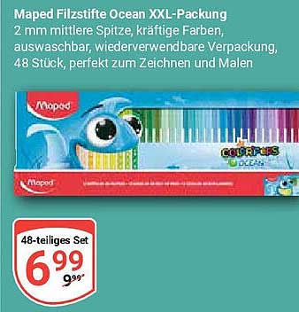 Maped Filzstifte Ocean XXL-Packung