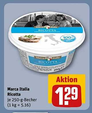 Marca Italia Ricotta 250g Becher