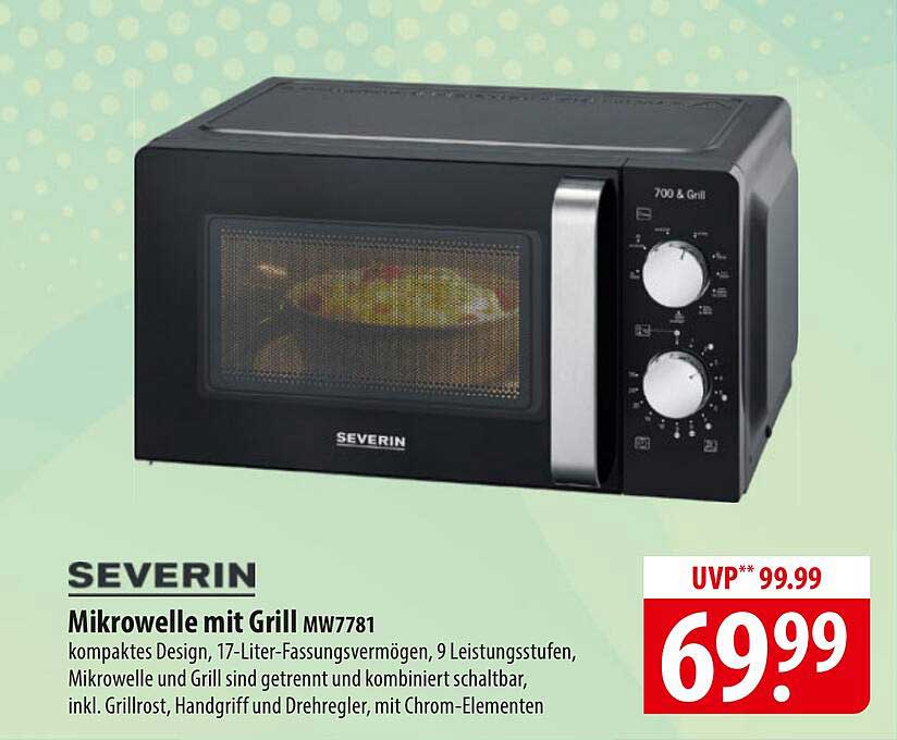 Mikrowelle mit Grill MW7781 von Severin