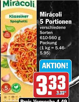 Mirácoli 5 Portionen – Verschiedene Sorten