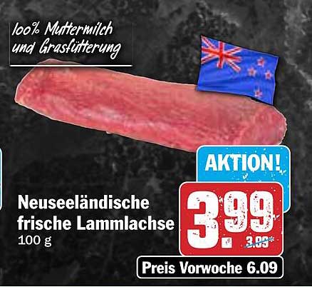 Neuseeländische frische Lammlachse