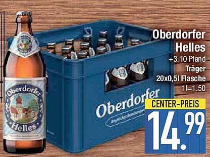 Oberdorfer Helles - 20 x 0,5 l Kiste